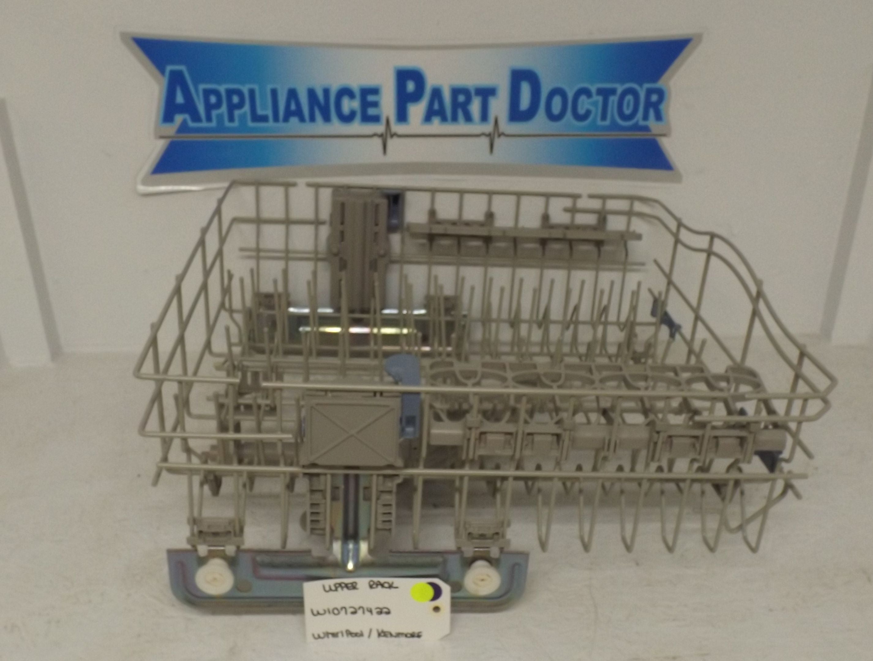 Whirlpool Kenmore Dishwasher W10727422 Upper Rack (Used) Whirlpool Kenmore Dishwasher W10727422 Upper Rack (Used)